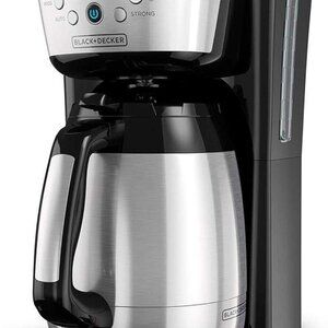 BLACK+DECKER Thermal Coffee Maker, 12 Cup, Programmable, Digital Controls,